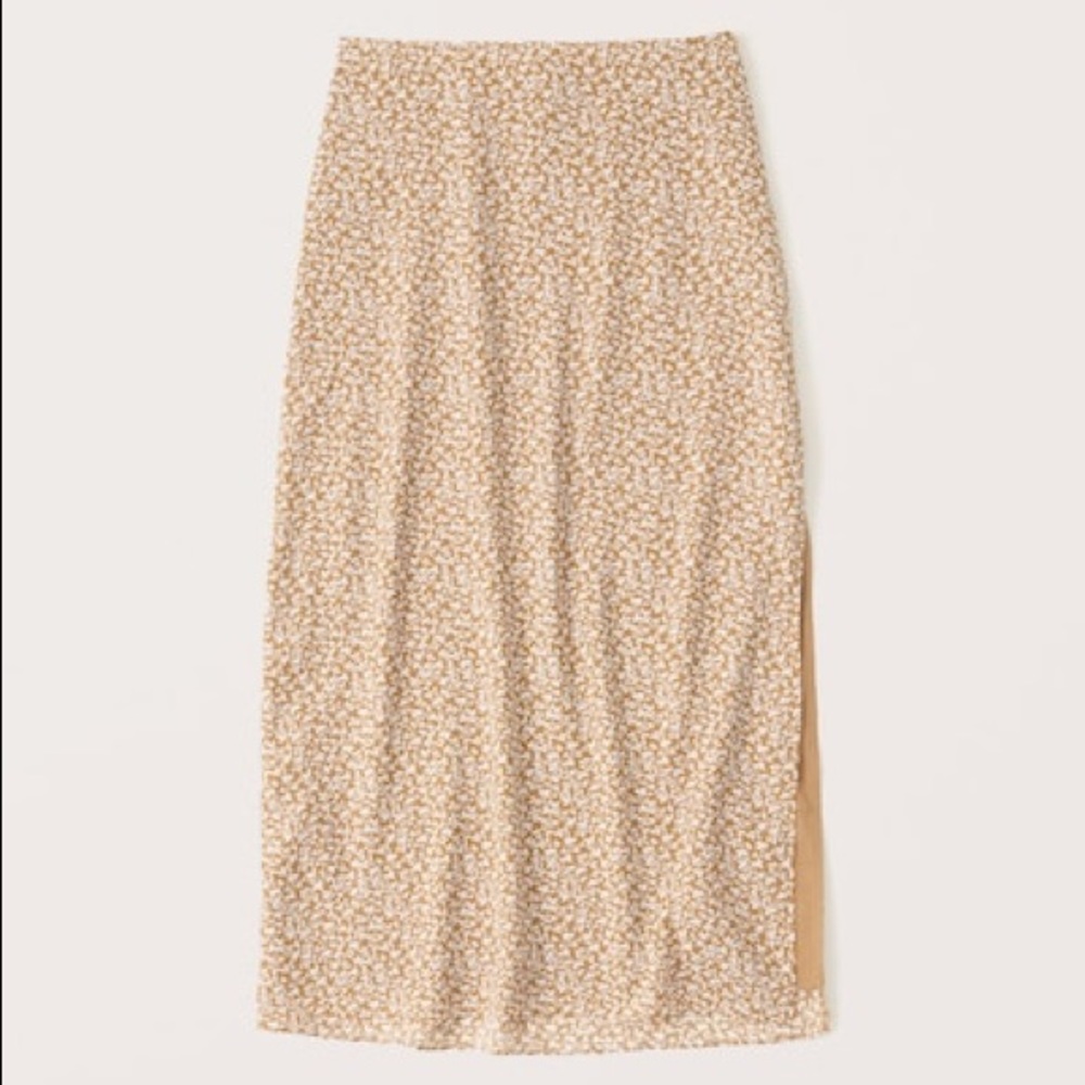 Abercrombie High-Slit Midi Skirt